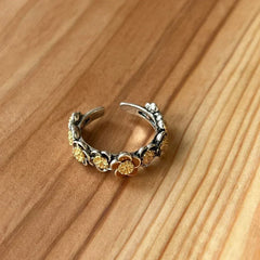 Vintage White Enamel Metal Irregular Shape Geometric Open Adjustable Ring for Women Girl Jewelry Birthday Gifts Anillo Hombre