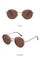 Steampunk Round Polarized Sunglasses With Prescription Women Men UV400 Anti-glare Myopia Sun Glasses Power 0 -0.5 -0.75 To -6.0