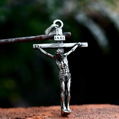 Beier 2022 New Creative Design Jesus Cross Pendant For Men Punk Hip Hop Skull Christian Jewelry Wholesale