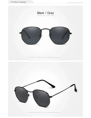 KINGSEVEN Fashion Women Polygon Sunglasses Men Polarized UV400 Sunscreen Round Thin Frame Glassses Luxury Causal Driving Eyewear
