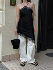 Women’s Asymmetrical Sling Dress - V-Neck Party Wear Spring 2025