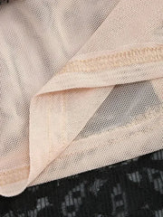 TARUXY Sexy Lace See-through Patchwork Corset Dress Female Bodycon Elegant Party MIrrgualr Mini Dress Women Tube Top Dress New