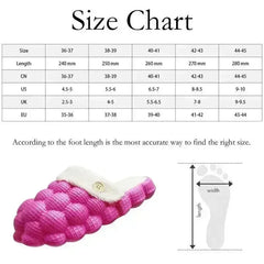 Non-slip Warm Cotton Bubble Slides for Home - Femstylo