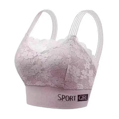 Sexy Lace Seamless Large Size Women's Bra Comfortable Breathable Sports Beauty Back Vest Sleep Gathered Wrapped Chest Tube Top