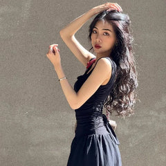 Ruched Bodycon Maxi Dress | Square Neck Slip Dress -femstylo