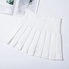 Women's Skirt Without Shorts Fashion Korean Style Ropa Black Harajuku Plaid Falda Short De Mujer Mini Pleated Skirts For Girls