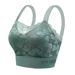 Sexy Lace Seamless Large Size Women's Bra Comfortable Breathable Sports Beauty Back Vest Sleep Gathered Wrapped Chest Tube Top