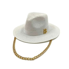 Summer Straw Hat 2024 New Flat Top French Straw Hat Elegant Women's Outdoor Vacation Sun Hat Summer Hat 모자 gorras beach