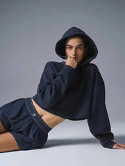 Outdoor Running Anti-Shine Sports Shorts Letter High Waisted Webbing Yoga Fitness Quick Dry Shorts