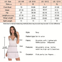 V Neck Backless Sundress | Sexy Lace Up Beach Dress -femstylo