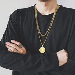 Mens Ancient Greek God Spartan Warrior Pendant Gladiator Necklace Women Mythology Spartan Helmet Charm Neck Chain Amulet Jewelry