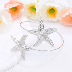 New Fashion Golden Alloy 2 Starfish Arm Bracelet for Women Summer Beach \Dance Party Cuff Bracelets Jewlery Accessories Gifts