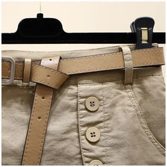 Casual Cotton Shorts Women's Summer Clothes New Versatile Fashion Thin A-word Pants Elastic Waist Skirt Pants Shorts for Women