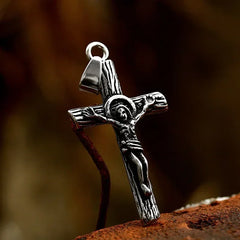 Beier 2022 New Creative Design Jesus Cross Pendant For Men Punk Hip Hop Skull Christian Jewelry Wholesale