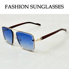 New Square Sunglasses For Men Vintage Outdoor Sunglasses Oculos Designer Wooden Glasses Sunscreen Sun Lentes Dropshipping Gafas