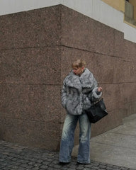 Fashion Warm Long Sleeves Lapel Coats Elegant Thicken Fur Coat For Women Casual Solid 2025 Winter New Lady Faux Fur Coat Street