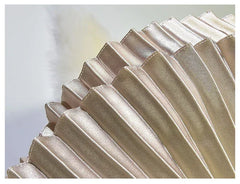 Classic Golden Velvet Pleated Skirt High Waist Retro Style Fashion Office Lady Pleated Long Skirt Winter Velvet Skirt 90cm Long