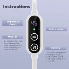 3D Eye Mask 6 level Vibration Eye Mask 3 Level Heated Electric Steam