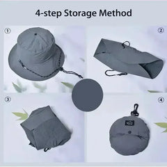 Women Waterproof Sun Hat - UPF50+ UV Protection & Foldable - Femstylo