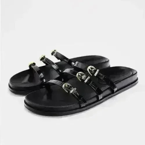 Women's designer Chic Flat Sandals - Femstylo