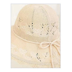 Korean version new straw hat summer sun hat sun protection wave sun hat beach cool hat women's hat