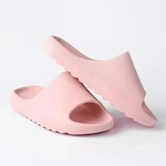 Cloud Pillow Slippers for Women - Pink Shower Shoes for College Dorm - Femstylo