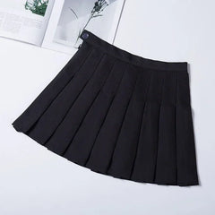 Women's Skirt Without Shorts Fashion Korean Style Ropa Black Harajuku Plaid Falda Short De Mujer Mini Pleated Skirts For Girls