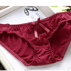 Women Lace Bra Sets Flower Printed Underwear Suit Sexy Lady Ultra-Thin Lingerie Comfortable Push Up Brassiere Outfit