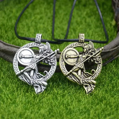 Nostalgia Greek Goddess Roman Mythology Warrior Goddess Minerva Athena Pendant Gothic Necklace For Women Jewelry Accessories