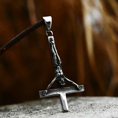 Beier 2022 New Creative Design Jesus Cross Pendant For Men Punk Hip Hop Skull Christian Jewelry Wholesale