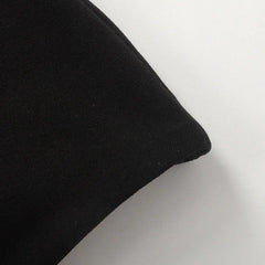 Black Backless Bodycon Maxi Dress | Gothic Spaghetti Strap Dress -femstylo