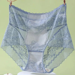 XL-3XL Big Size Women Lace Panties Summer Transparent Hollow Briefs Female Lingerie Sexy Underwear Breathable Underpants New