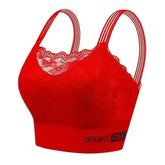 Sexy Lace Seamless Large Size Women's Bra Comfortable Breathable Sports Beauty Back Vest Sleep Gathered Wrapped Chest Tube Top