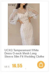 UCXQ Elegant OL Office Lady Overcoats Fur Patchwork Long Sleeve Woolen Coat Beautiful Women's Clothing Jacket Autumn 2025 Spring