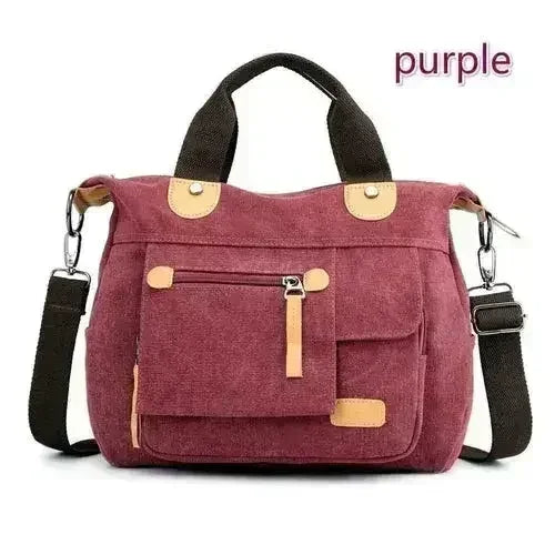 Casual Tote Women's Handbag Shoulder Handbags Canvas Large Capacity - Femstylo