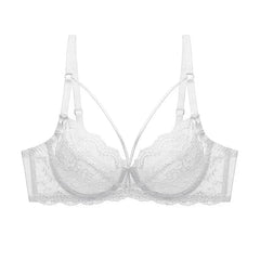 Logirlve Wholesale 3PCS Sexy Underwear Woman Lace Bras Hollow out Ultrathin Bra Women's lingerie Big Size Bra