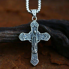 Beier 2022 New Creative Design Jesus Cross Pendant For Men Punk Hip Hop Skull Christian Jewelry Wholesale