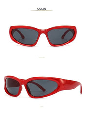 Unique Y2K Designer Luxury Sunglasses Women Rectangle Big Frame Sun Glasses For Men Outdoor UV Protection Classic 2000S Black Sh