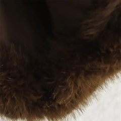 2024 RARF loose lapel button embellished brown long sleeved jacket for women's autumn and winter collection