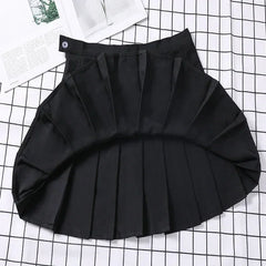 Women's Skirt Without Shorts Fashion Korean Style Ropa Black Harajuku Plaid Falda Short De Mujer Mini Pleated Skirts For Girls