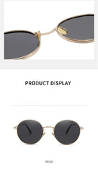 Steampunk Round Polarized Sunglasses With Prescription Women Men UV400 Anti-glare Myopia Sun Glasses Power 0 -0.5 -0.75 To -6.0