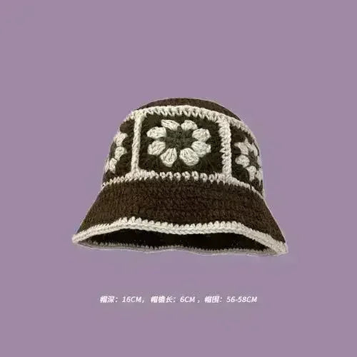 Handmade Knitted Bucket Hat - Femstylo