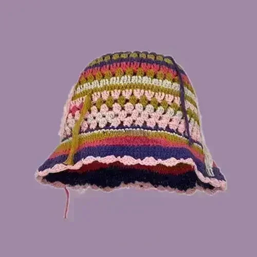 Handmade Knitted Bucket Hat - Femstylo
