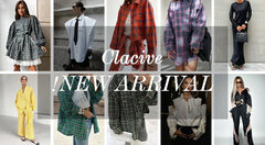 Clacive Fashion Loose Print Women's Dress 2024 Casual O-Neck Long Sleeve Mini Dresses Elegant High Waist Pleated Female Dress