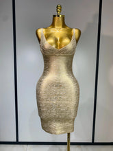 High Quality Celebrity Elegant Gold Bodycon Bandage Dress Women Sexy Nightclub Evening Party Luxury Birthday Dress Vestidos
