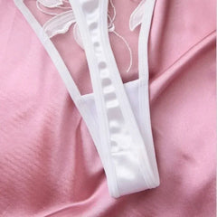 Tornova Sexy Lingerie Woman Lace Transparent Underwear Embroidery Brief Set Bra Kit Push Up Breves Sets Thin Erotic Bras New