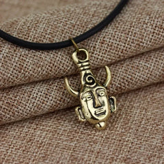 Hot Movie Supernatural Dean Leather Rope Coppery Pendant Necklace for Women Men Winchester Jensen Jewelry Ackles Amulet Vintage