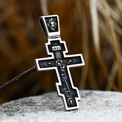 Beier 2022 New Creative Design Jesus Cross Pendant For Men Punk Hip Hop Skull Christian Jewelry Wholesale
