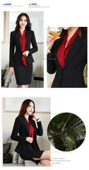 Korean Women's Fit and Tailored Blazer Jacket for Spring and Autumn Office Lady OL Casual Business Suit for Women Trendy Style