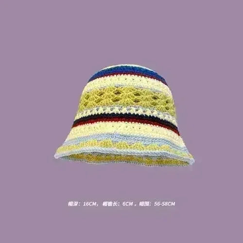 Handmade Knitted Bucket Hat - Femstylo